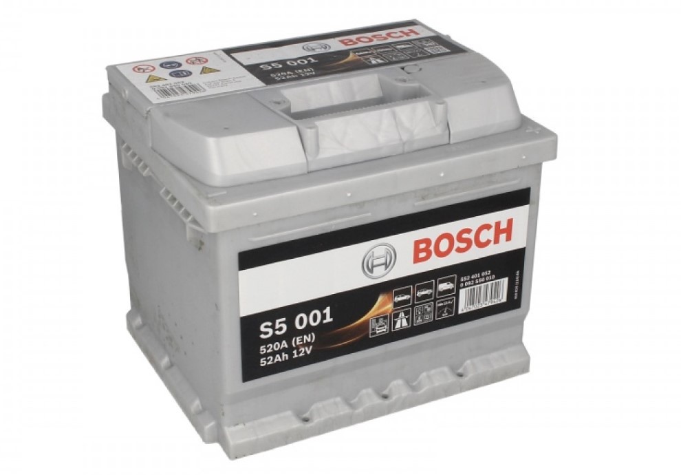 АКУМУЛЯТОР BOSCH 12В/52АГ/520А/11,97КГ